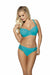 Turquoise - Soft Bra - Polka Dot Bra